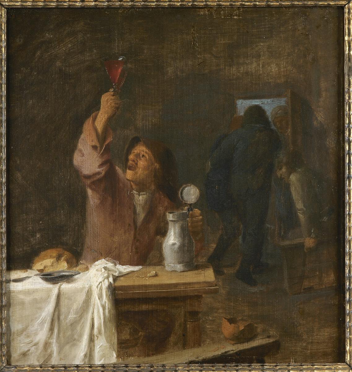 Adriaen Brouwer, Peasant drinking