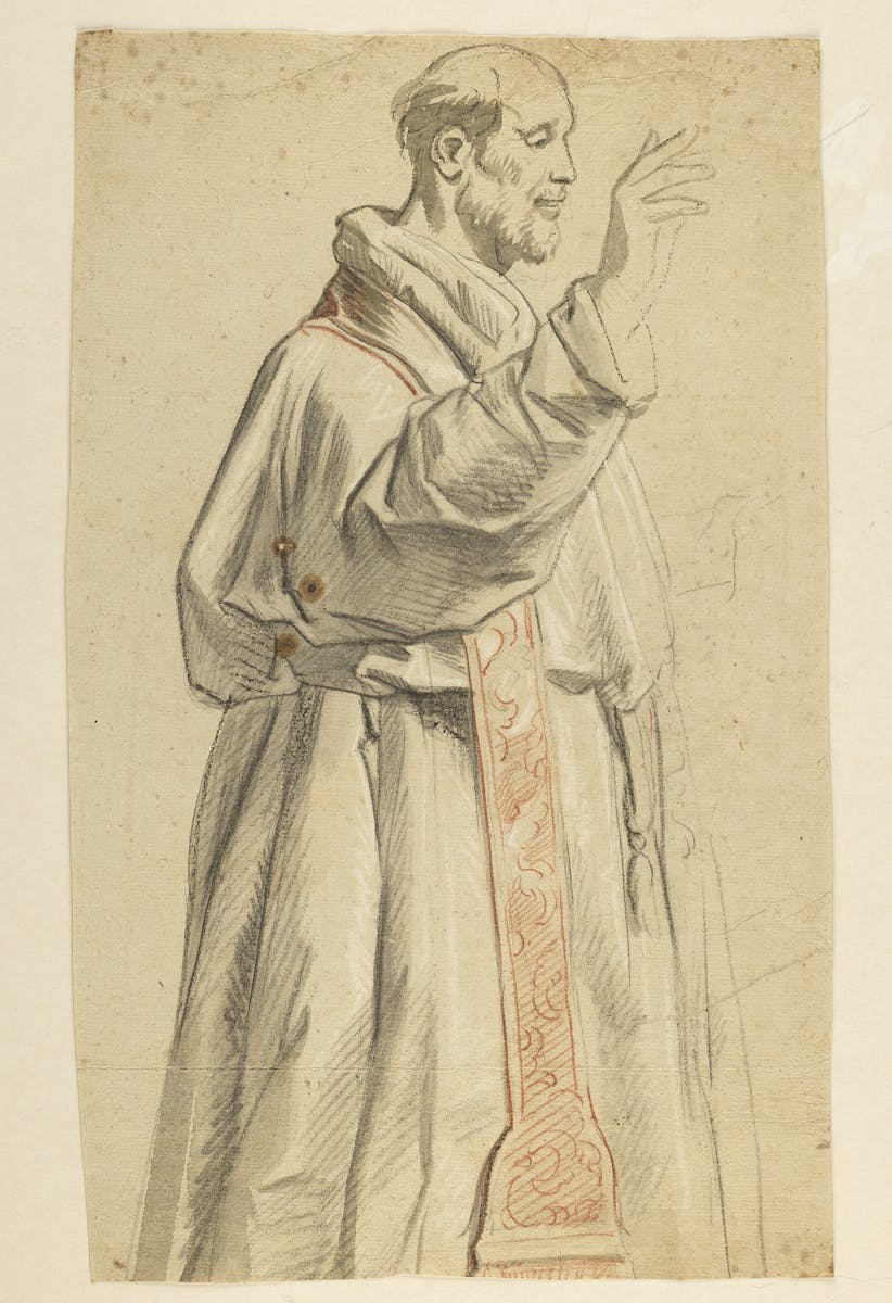 Jacques Jordaens, Zegenende priester