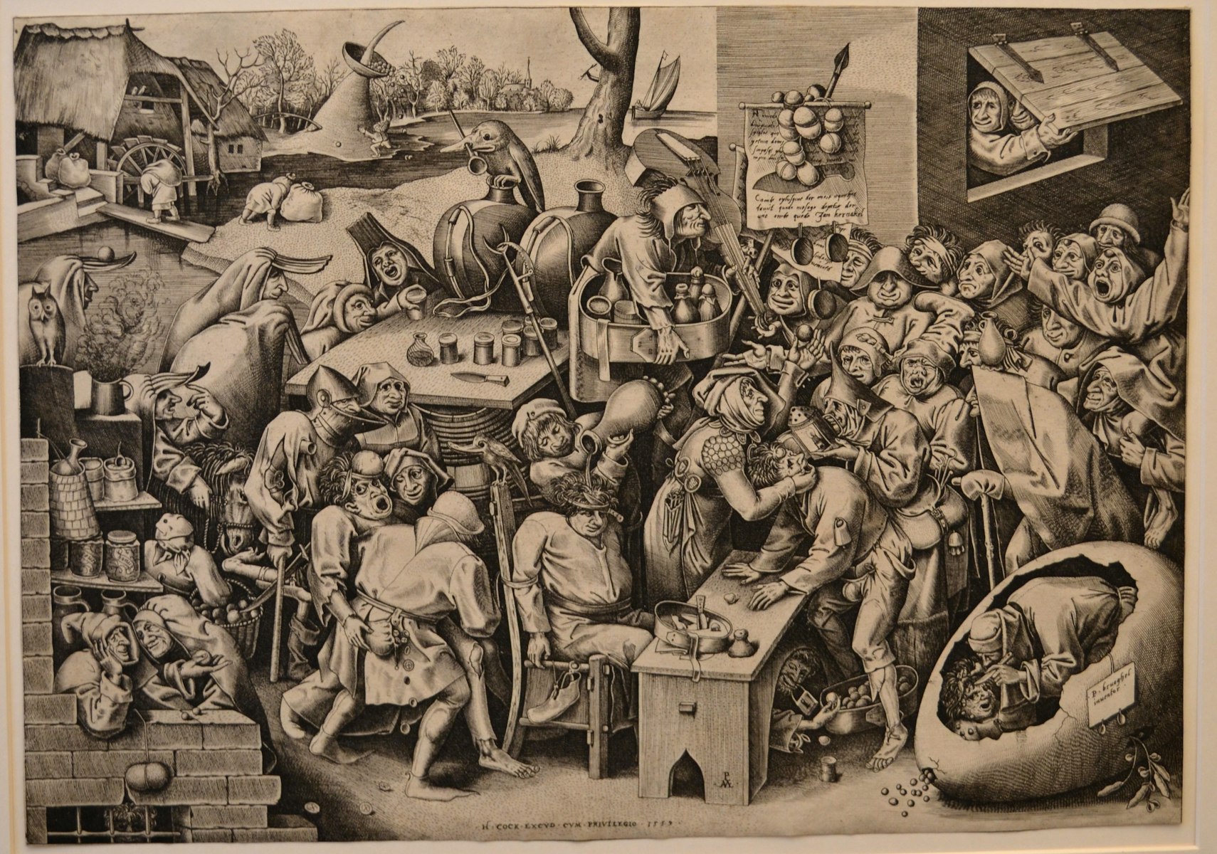 Pieter Bruegel the Elder, The Witch of Mallegem (Stone operation)